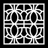 abstract geometry pattern for decoration, background, and cnc laser cutting vector