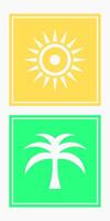 Colorful summer geometric pattern for background, poster, banner, and cnc laser cutting vector
