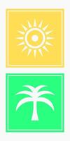 Colorful summer geometric pattern for background, poster, banner, and cnc laser cutting vector