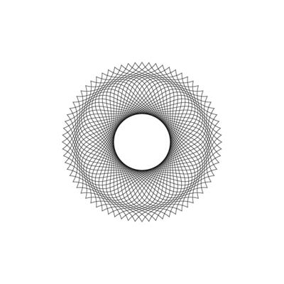 Ornamental Circle Shape, Contemporary Mandala, Optical Illusion, can use for Decoration Ornate, Wallpaper, Background, Textile, Tile, Paper Print, Carpet Pattern or Graphic Design Element