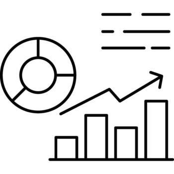 Analytic isolated background easy to edit and modify vector