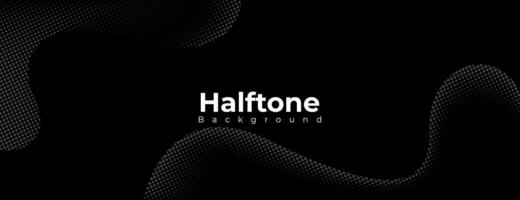 halftone abstract banner background. illustration vector