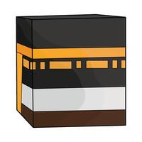 ilustración de kaaba vector