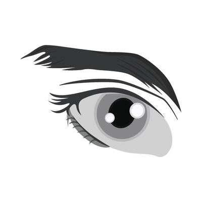 illustration of eye