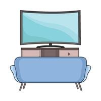 illustration of living room vector