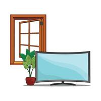 illustration of television vector