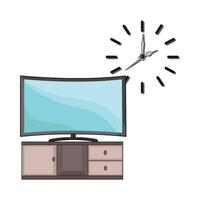 illustration of tv stand vector