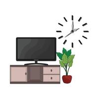 illustration of tv stand vector
