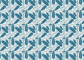 Tropical leaf seamless repeat pattern Illustration vector