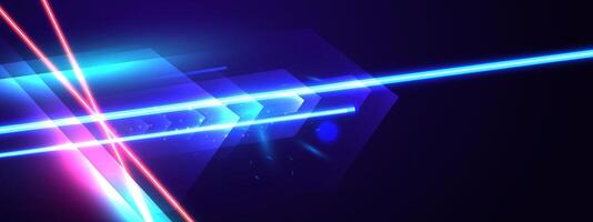 Abstract glowing neon lights background vector