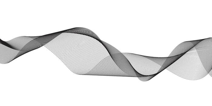 antecedentes con ondas. resumen curvo ondulado línea, suave raya. moderno ola antecedentes. antecedentes con ola. vector