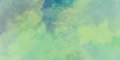 Abstract watercolor background with space. Colorful watercolor background texture. Blue green background. vector