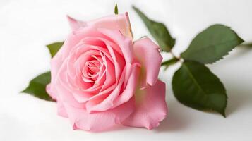 rose isolated on the white background photo