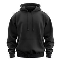 hoody for design mockup for print, isolated on white background photo