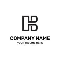 HB BH Letter Initial Monogram Logo vector