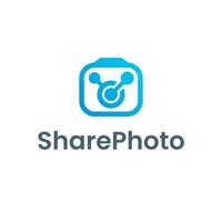 Camera Photo Image Share Logo vector