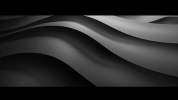 soft gradient, shades of grey color, black background photo