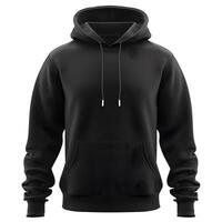 hoody for design mockup for print, isolated on white background photo
