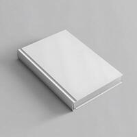 Blank book cover mockup layout design with shadows for branding. , photo