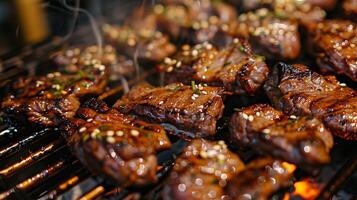 Beef, grilled meat photo