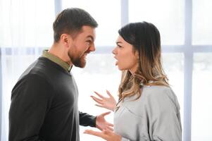 pelea Entre marido y esposa foto