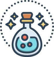 Color icon for potion vector