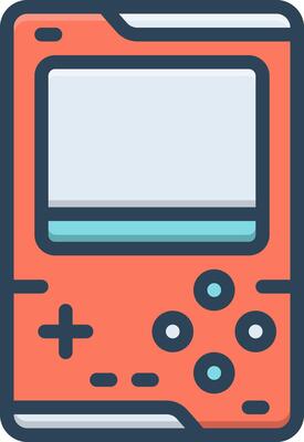Color icon for retro