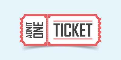 Ticket icon in flat style. Coupon illustration on isolated background. Voucher sign business concept. vector
