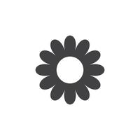 Daisy chamomile icon in flat style. Flower illustration on isolated background. Floral sign business concept. vector