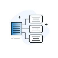 texto Generacion ai texto síntesis icono diseño vector