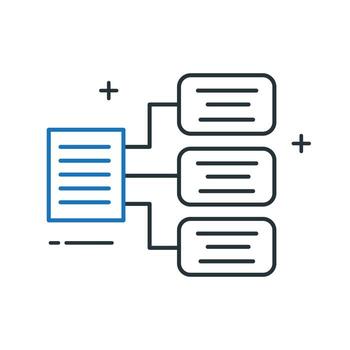 texto Generacion ai texto síntesis icono diseño vector