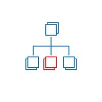 Classification Illustration Icon Design vector