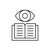 Supervised Learning Icon Design vector