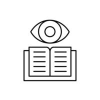 Supervised Learning Icon Design vector