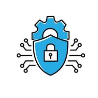 Intrusion Detection Cyber Threat Detection Icon Design vector