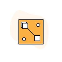 Training Machine Learning Models Icon Design vector