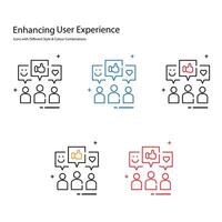 Enhancing User Experience User-Centric Icon Design vector