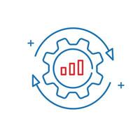 Operational Optimization and Fraud Detection Icon Design vector