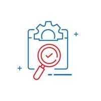 Ensuring Product Quality And Quality Assurance Icon Design vector