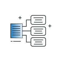 Text Generation AI Text Synthesis Icon Design vector