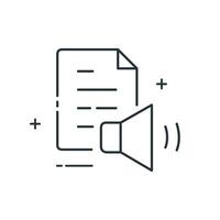 Text to Speech Generator Speech Synthesis Icon Design vector