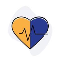 Health Monitoring And Healthcare Quality Icon Design vector