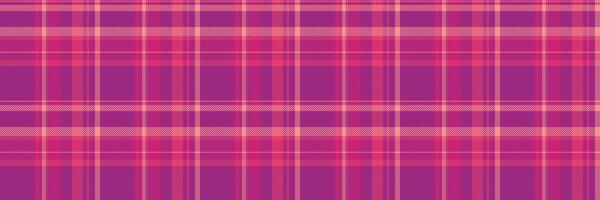 Jersey pattern background, colourful check textile seamless. Fluffy fabric texture plaid tartan in pink and red colors. vector