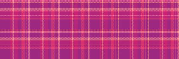 Jersey pattern background, colourful check textile seamless. Fluffy fabric texture plaid tartan in pink and red colors. vector