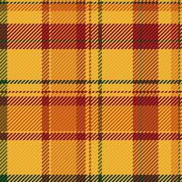 Bathroom seamless texture background, luxury tartan check plaid. Wallpaper fabric pattern textile in amber and orange colors. vector