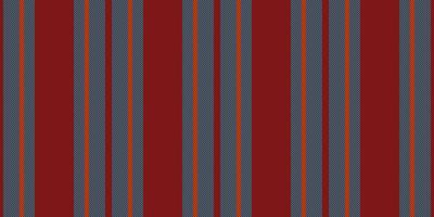 Garment vertical texture fabric, towel seamless background stripe. Patterned pattern lines textile in red and cyan colors. vector