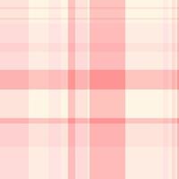 Vivid fabric texture textile, ornamental plaid tartan pattern. Free seamless background check in light and linen colors. vector