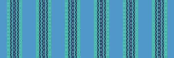 Template lines fabric pattern, present texture background textile. British vertical seamless stripe in cyan and green colors. vector