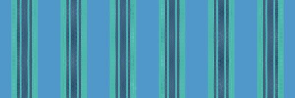 Template lines fabric pattern, present texture background textile. British vertical seamless stripe in cyan and green colors. vector