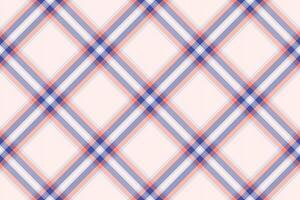 Seamless background fabric of texture check tartan with a plaid textile pattern. vector